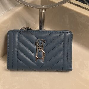 Steve Madden Teal and Silver Wallet